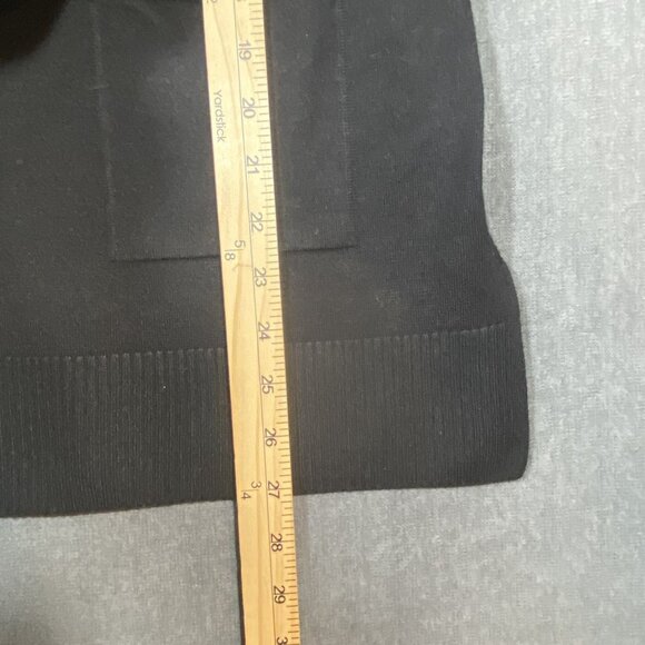 Chicos Black Sweater Dress With Pockets Button Rayon/Nylon Womens Size 0 U.S. S - Picture 10 of 11